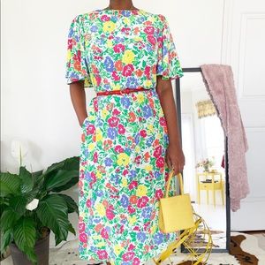 Vintage Floral Dress